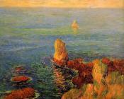 亨利 莫雷 : Calm Sea at L'Ile de Groux